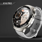 X16 PRO Smart Watch AMOLED Round Display NFC Payment Voice Assistant Alloy Men Business Smartwatch