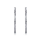 Female Master Luxury Fashion Diamond Earrings Stud Inlaid With Mosan Diamond Silver Jewelry