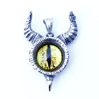 Split Ghost Eye Pendant Hipster Retro Nacklaces