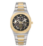 BESTWIN Men's Luxury Automatic Mechanical Watch Hollow Butterfly Clasp Alloy case waterproof men watch