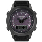 Men's Watch Outdoor Sports Waterproof Dual Display Light Kinetic Energy Stopwatch