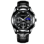 Eenvoudig, modieus, waterdicht, lichtgevend quartzhorloge voor heren