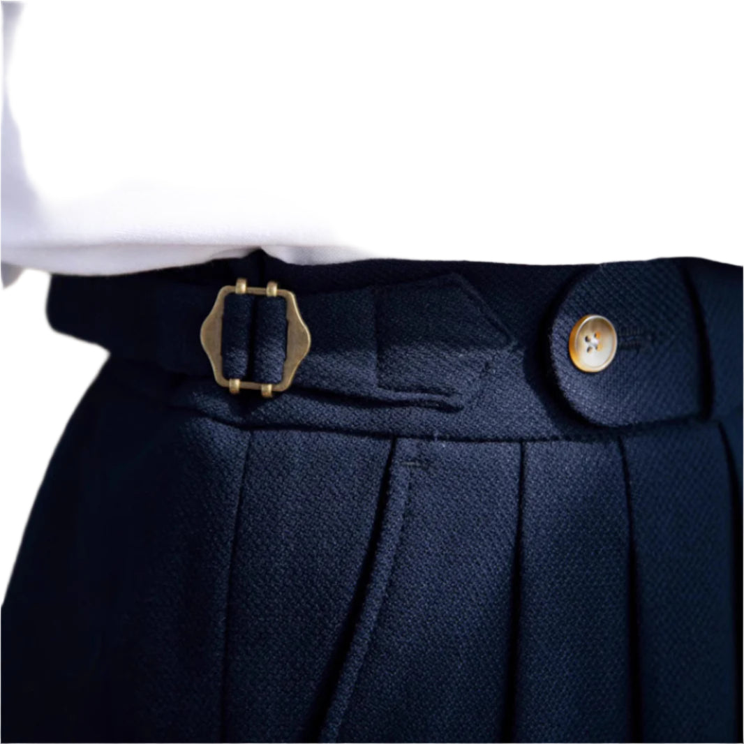 Men's Fashionable Casual Pants British Style Polyester Fiber Straight  Business Formal Fashion Men's Casual Pants - Acquisti Online