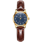 Couple OLEVS Classic Wrist Watch Men's Women Stainless Steel Leather Belt Fashionable  Quartz Casual Wristwatch
