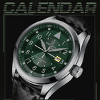 NAVIFORCE  Men's Sport Quartz Calendar Watch Leather Waterproof Clock Casual Business Luminous Wrist Watch