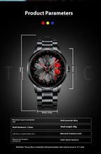 Men's Luxury Car Wheel Watch for Men Brand AMG Rim Dial Fashion Men's Watch 3D Waterproof Men's Watch