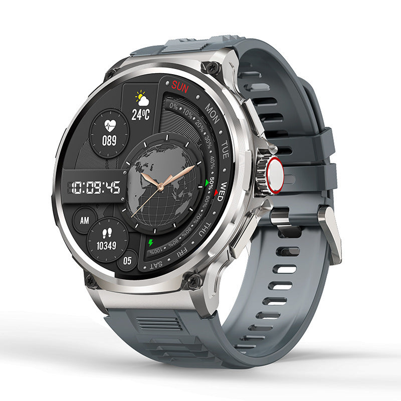 Orologio intelligente Bluetooth con chiamata, frequenza cardiaca, ossigeno nel sangue, multisport