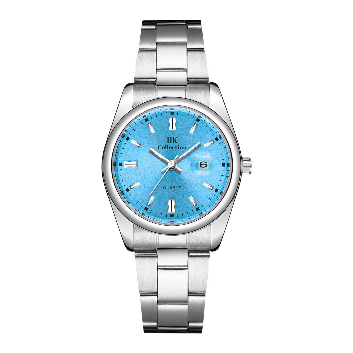 Dames quartzhorloge, modieus luxe polshorloge, analoog roestvrij staal, waterdicht, elegant sport quartzhorloge voor dames