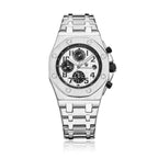 Kimsdun 1222A Luxury Man's Mechanical Watch Stylish Stainless Steel Band Waterproof Date Display Character Casual Watch