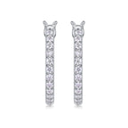 Women Luxury Earring S925 Sterling Silver Streamer Moissanite Diamond Earrings Classic Hoop Stud Fashion Women Earrings