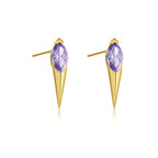 Women Luxury Earrings S925 Sterling Silver Stud Earrings Vintage Rivet Earrings Geometric Niche Fashion Women Earrings