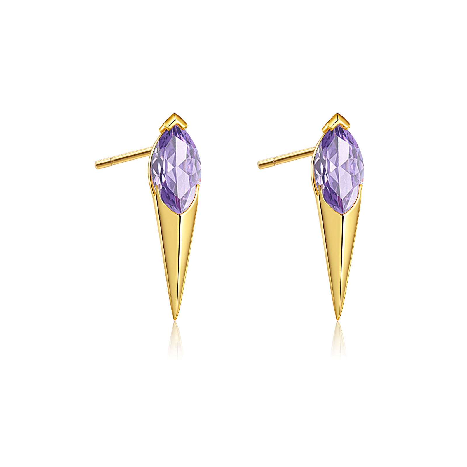 Women Luxury Earrings S925 Sterling Silver Stud Earrings Vintage Rivet Earrings Geometric Niche Fashion Women Earrings