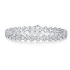 Kanong Luxury Fashion Mossan Diamond S925 Silver Bracelet
