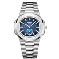 RORIOS Simple Men's Watch Casual Quartz Wrist Watch Waterproof Calendar Luminous Analogue Stainless Steel Strap - Acquisti Online