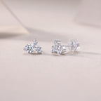 Wave Diamond Set Moissanite Silver Earrings Luxury Fashion Diamond Earrings Stud Earrings