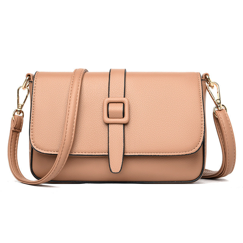 Dames modieuze schoudertas originele leren multi rits zak schouder kleine vierkante tas dames crossbody tas