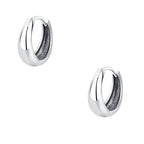 Luxurious Simple Plain Ring 925 Sterling Silver Earrings Female Water Drop Earrings