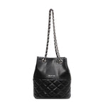 Women's Style Simple Women's Fashion Diamond Texture One-shoulder Bucket Crossbody Bag