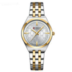 CURREN Women's Quartz Watch Luxury Diamond Stainless Steel Strap Waterproof Small Dial Ladies Casual Watches