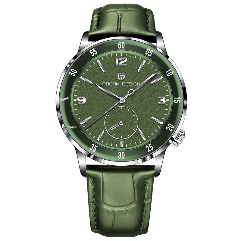 Pagani Design Men's Automatic Watch 42mm Large Dial Mechanical Movement Stainless Steel Bezel Sapphire Glass Lens Waterproof 100M Easy to Read Strap