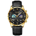 LIGE 89107 Man Business Casual Sports Leather Band Watch - Acquisti Online