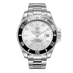 Tevise Men's Watch Steenless Steel Band Waterproof Quartz Movement Watch Sports Luminous Man Watch