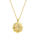 Women Luxury Necklace S925 Sterling Silver Eight Awn Star Lucky Compass Necklace High Quality Women Necklace