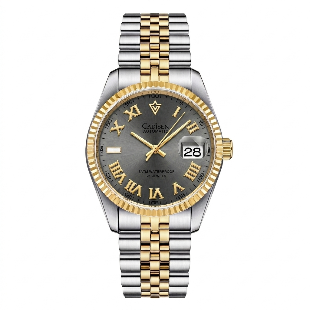 CADISEN C8228G Business Casual Automatic Steel Watch