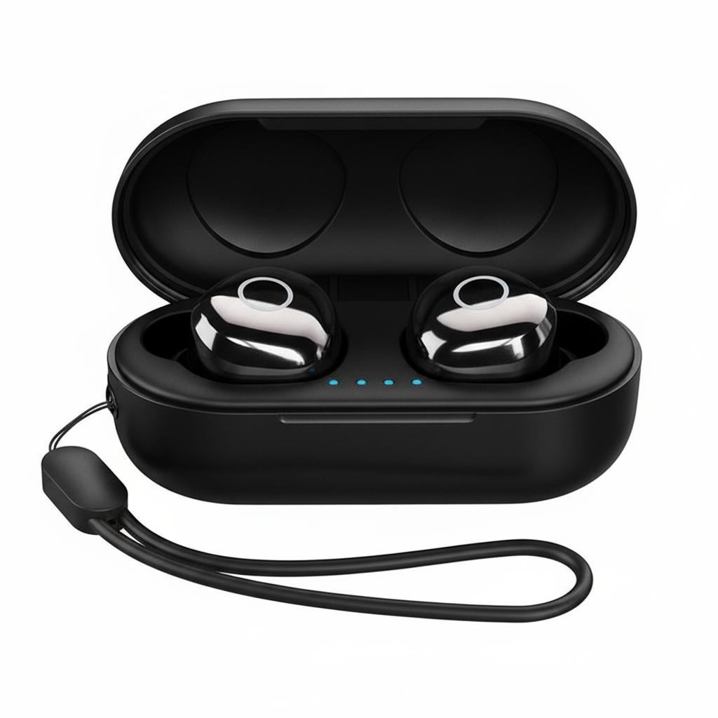 Q65 TWS HiFi Wireless 3D Stereo Noise Cancel Headphone Waterproof Earbuds Bluetooth BT V5.0 With Mic Earphone