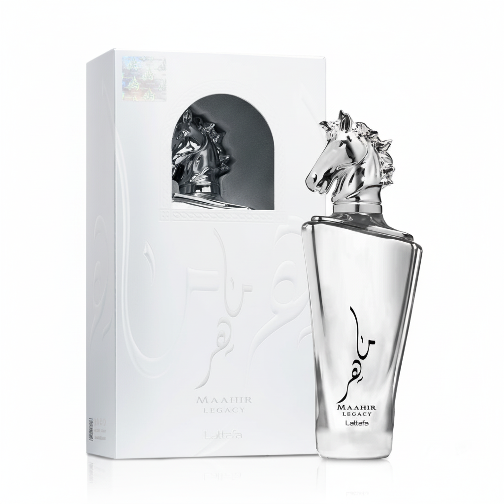 Lattafa Maahir Legacy - Aromatic Spicy, Citrus, Amber Wood - Eau de Parfum Long-Lasting Fragrance for Men, 3.40 Ounce / 100 ml - Acquisti Online