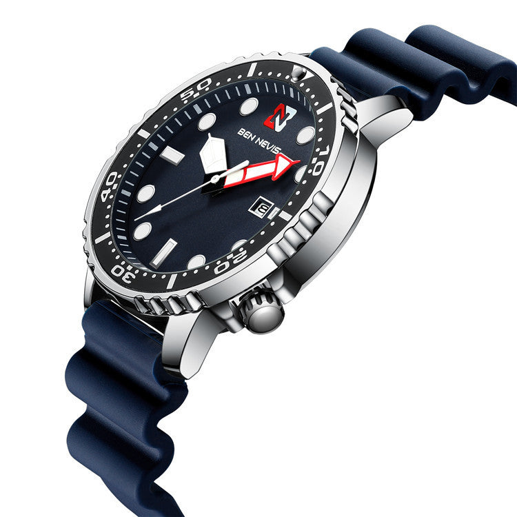 Ben Nevis Men's Automatic Movement Waterproof Personality Watch Luxury Fashion Stainless Steel Luminous Men Watch