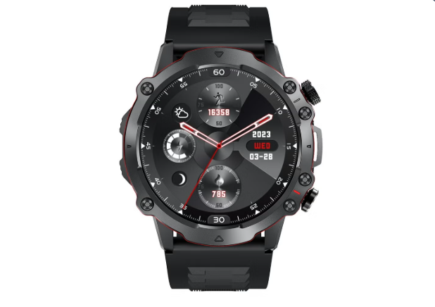 Man Multifunction Sports Bluetooth 1.43 in Amoled Display Smart Watch - Acquisti Online