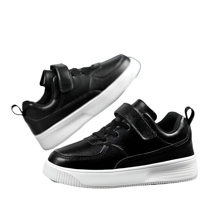 Men's Fashionable Casual Sports Sneakers Non-slip Original Leather Waterproof Sneakers Trendy Light PVC Insole Shoes