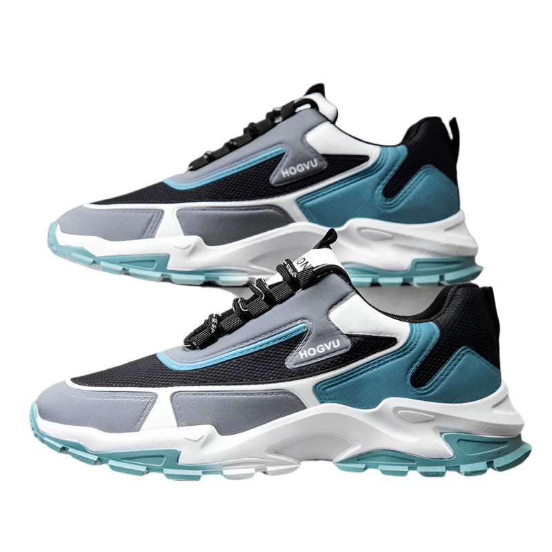 Men's Fashionable Breathable Sneaker Mesh Running Casual Sports Shoes Comfortable Mesh Upper Lining Men's Shoes