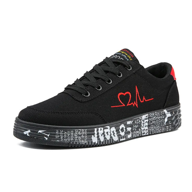 Men's Fashion Casual Sport Sneakers High Top Skateboarding Shoes Breathable Round Toe Lace Up Platform Men's Sneakers