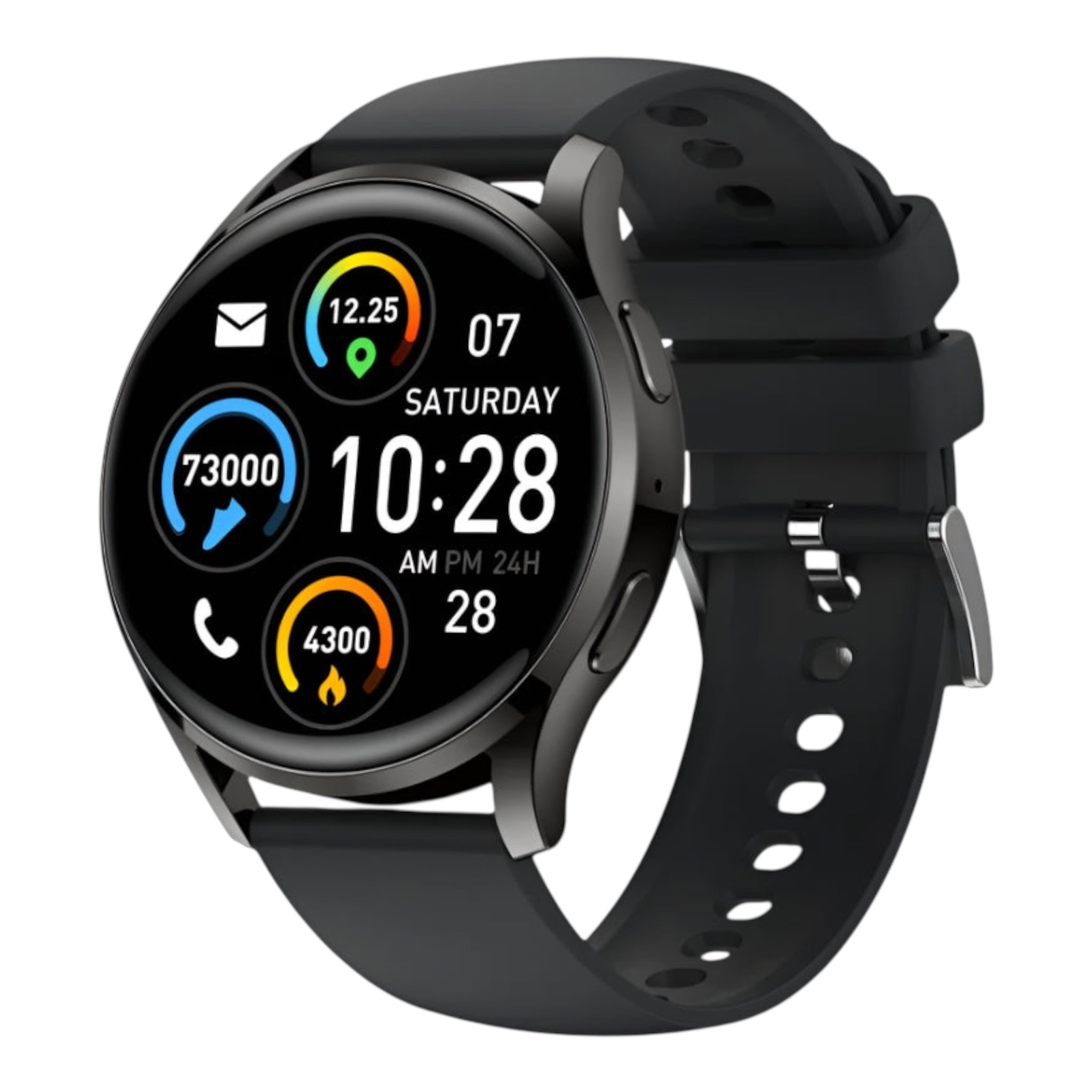 S37 Men's BT Bluetooth Calling Smart Watch Full Touch Screen Fitness Tracking Blood Pressure Blood Oxygen Monitoring Smart Reminder Smart Watch
