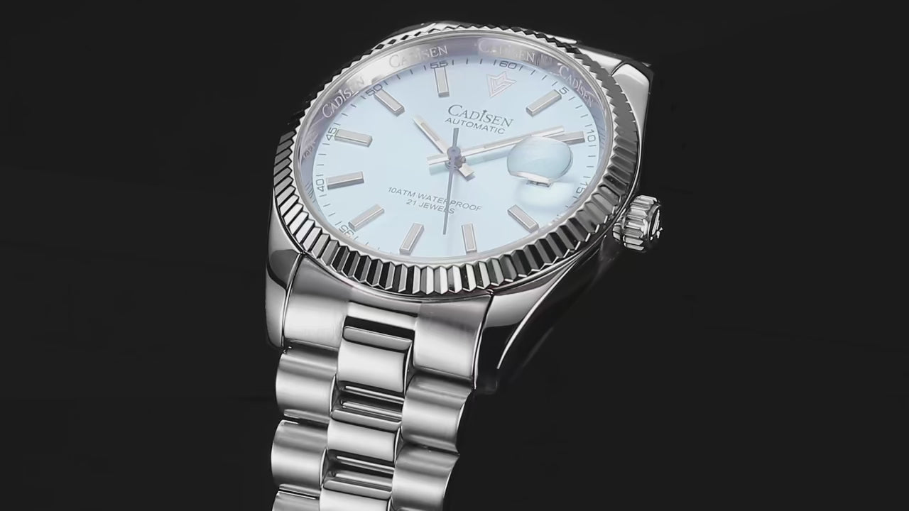 NEW 2025 CADISEN New Mens Automatic Mechanical Watch Luxury Brand Sapphire Luminous MIYOTA 8215 100M Waterproof Men's Watch