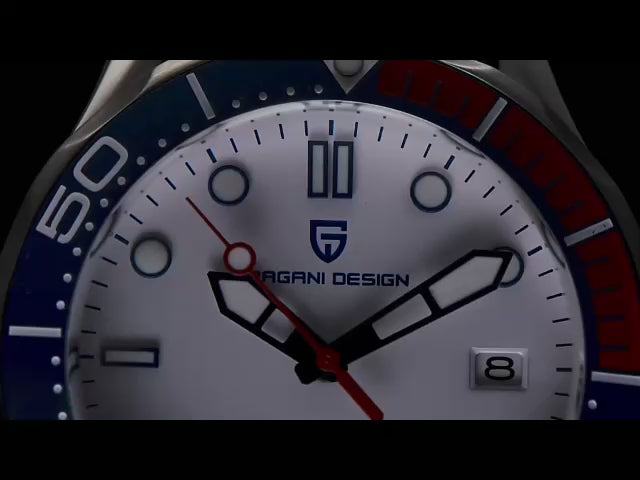 PAGANI DESIGN PD-1667 Man Automatic Steel Strap Sports Watch