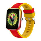 Smartwatch sportivo multifunzionale unisex P8 con chiamata BT, cardiofrequenzimetro, contapassi, impermeabile, touchscreen completo