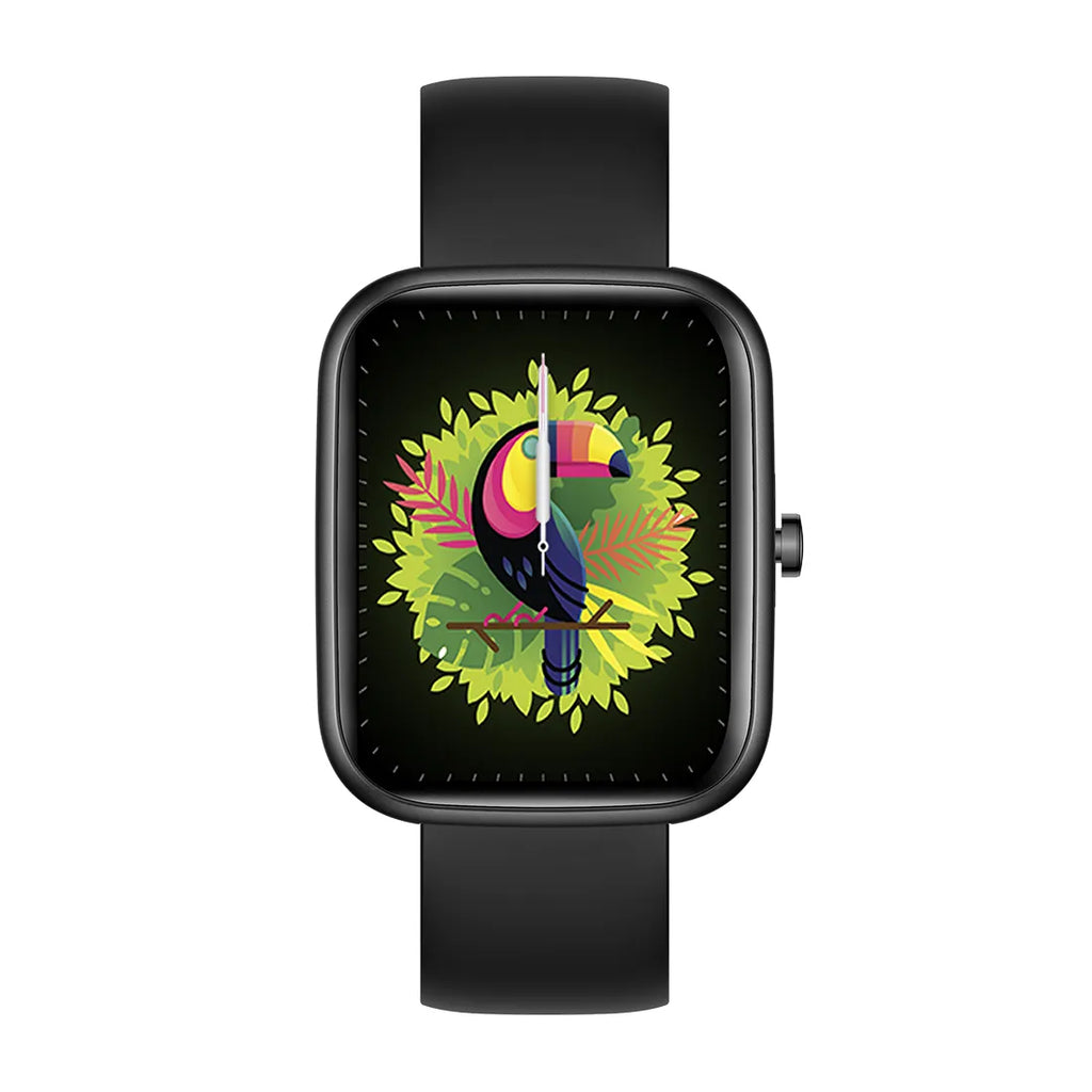 Smartwatch sportivo multifunzionale unisex P8 con chiamata BT, cardiofrequenzimetro, contapassi, impermeabile, touchscreen completo
