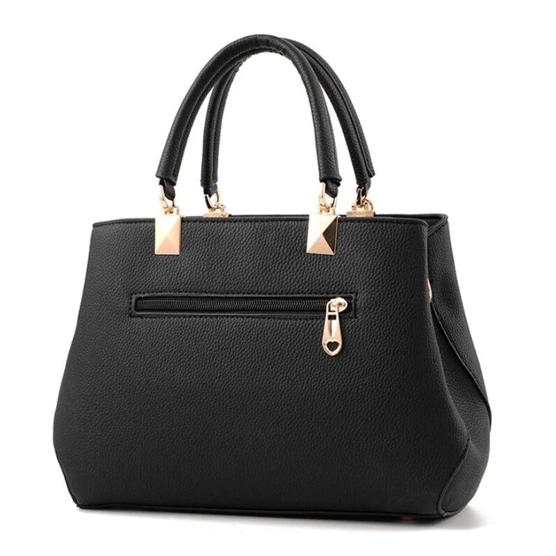 Women's New Style Litchi Pattern One-Shoulder Diagonal Handbag PU Leather Women Shoulder Crossbody Bags
