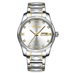 Orologio da uomo AILANG in acciaio inossidabile, impermeabile, automatico, meccanico, orologio da polso da uomo luminoso e impermeabile