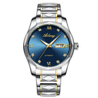 Orologio da uomo AILANG in acciaio inossidabile, impermeabile, automatico, meccanico, orologio da polso da uomo luminoso e impermeabile