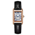 Sanda 1116 Dames Quartz Horloge Modieus Elegant Rechthoekig Waterdicht Leren Band Dames Polshorloge Romeinse Wijzerplaat Quartz Horloge