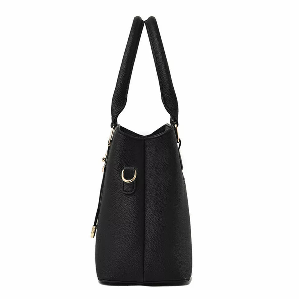 Women's PU Leather Shoulder Handbag Tote Messenger Purses Satchel Crossbody Bag Women's Handbag