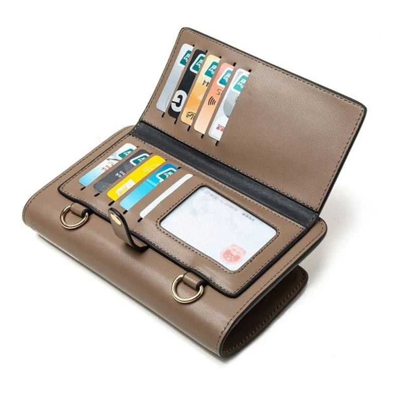Women's Fashionable Shoulder Bag Large Capacity Crossbody Bag Original Leather Multi Card Holder Women Shoulder Bag