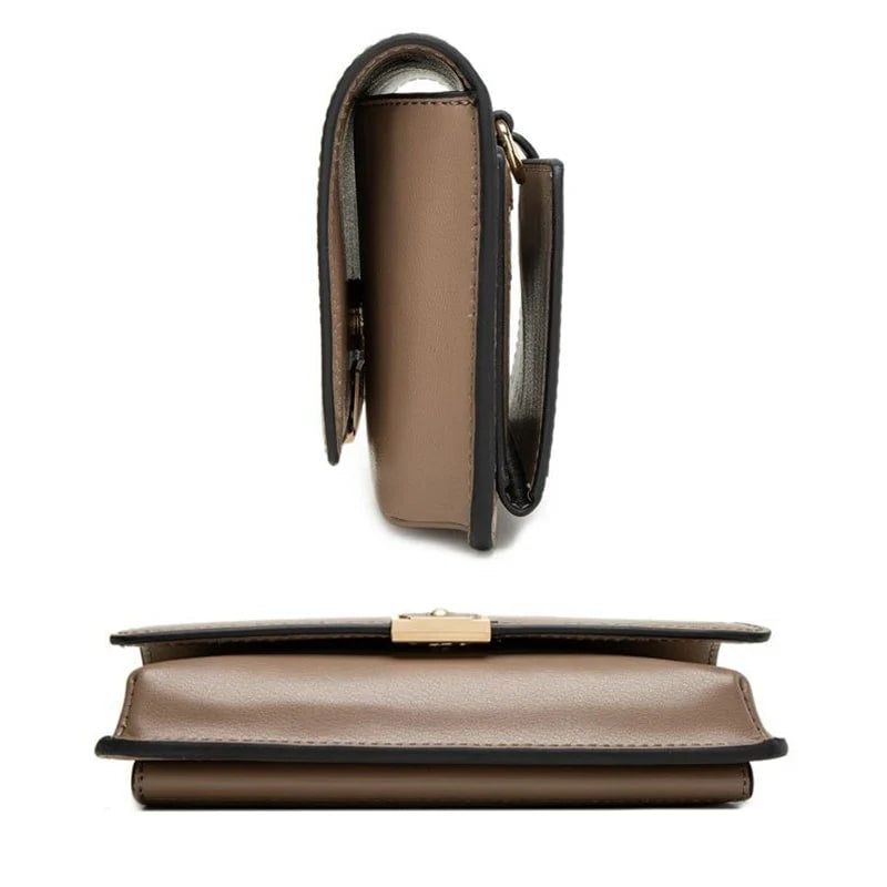 Women's Fashionable Shoulder Bag Large Capacity Crossbody Bag Original Leather Multi Card Holder Women Shoulder Bag