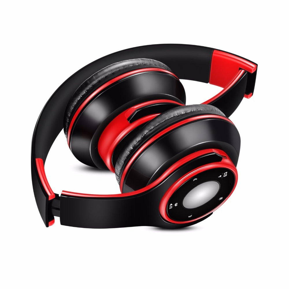 Wireless Bluetooth Headset Over Head Ear Wireless Bluetooth Stereo Headphones Portable Passive Noise Isolating Headphones