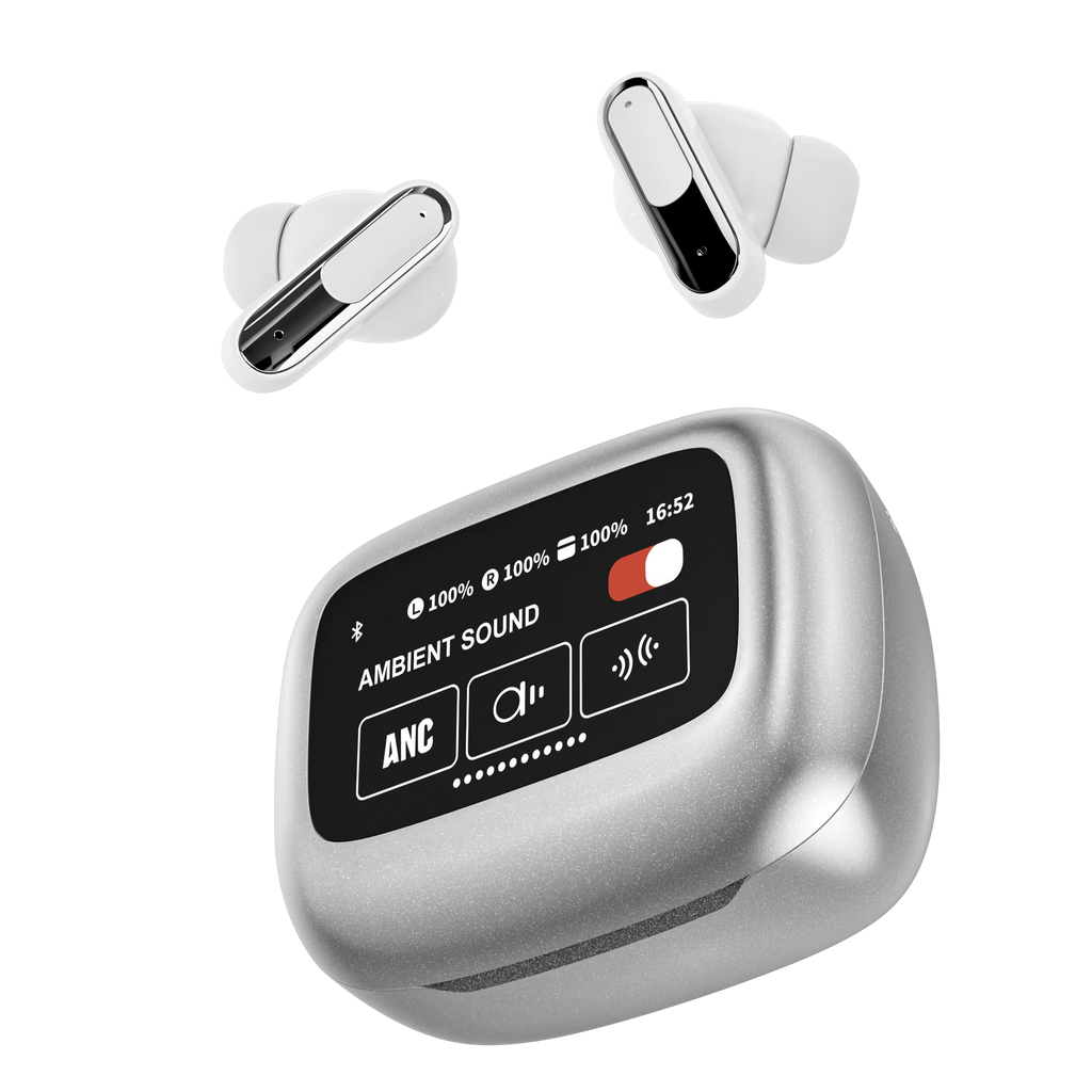 Live Beam 3 Wireless Headphones Earbuds with Multiple functions Mode ENC Touch Screen Display Wireless Bluerooth Earbuds