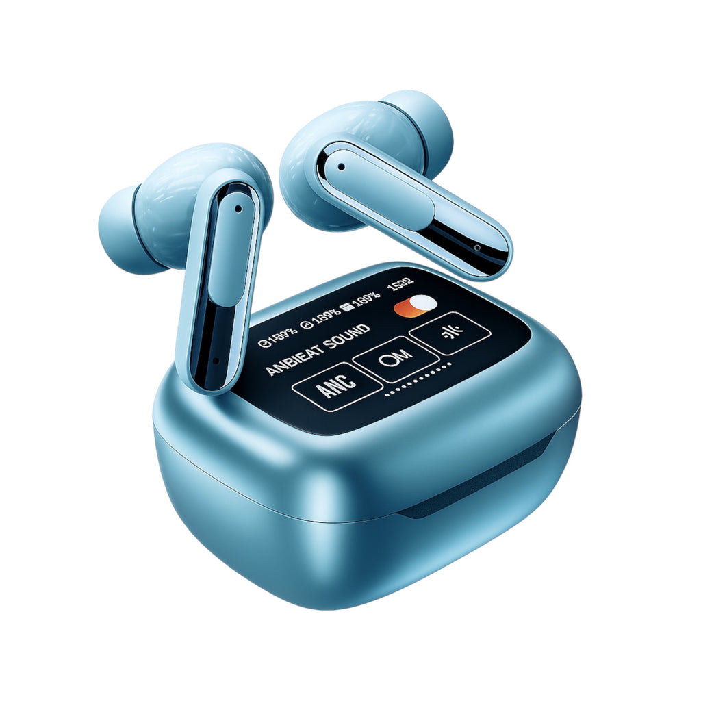 Live Beam 3 Wireless Headphones Earbuds with Multiple functions Mode ENC Touch Screen Display Wireless Bluerooth Earbuds